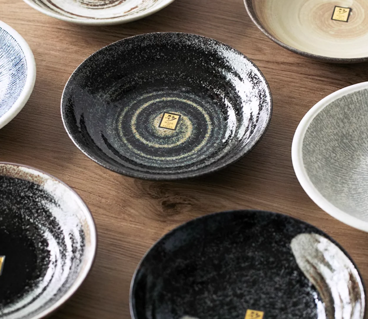 Mino Ware Rustic Vintage Ceramic Plate - Image 12