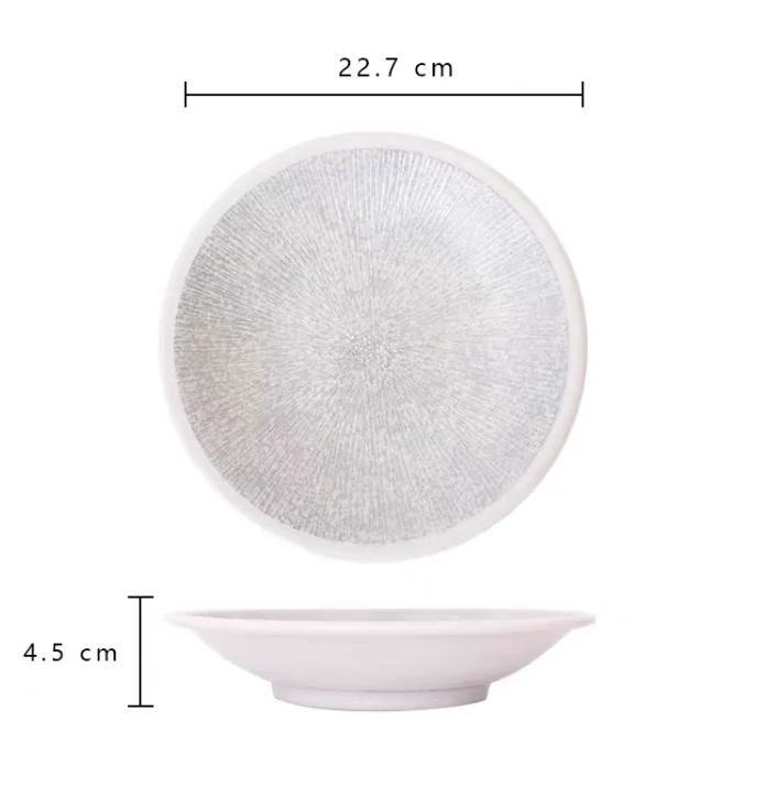 Mino Ware Rustic Vintage Ceramic Plate - Image 19
