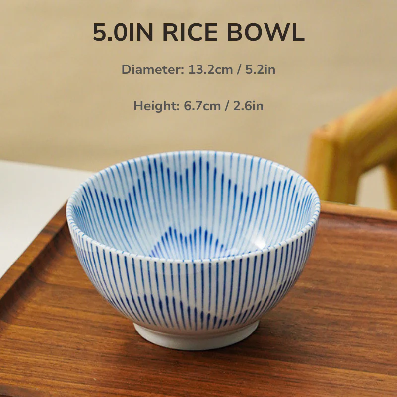 Mino Ware Sakura Tokusa Series Bowl and Plate Set - Image 14