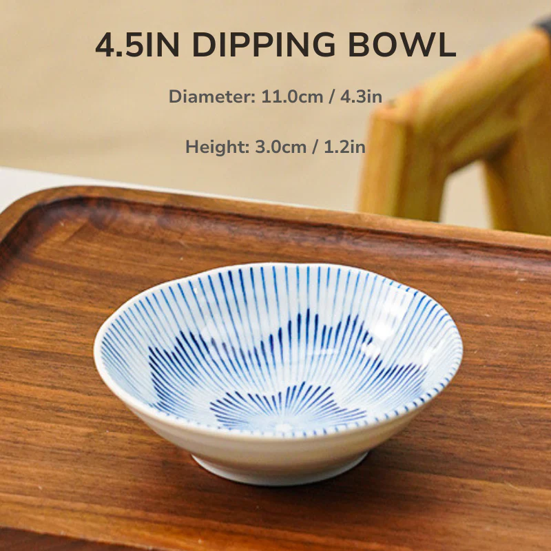 Mino Ware Sakura Tokusa Series Bowl and Plate Set - Image 15