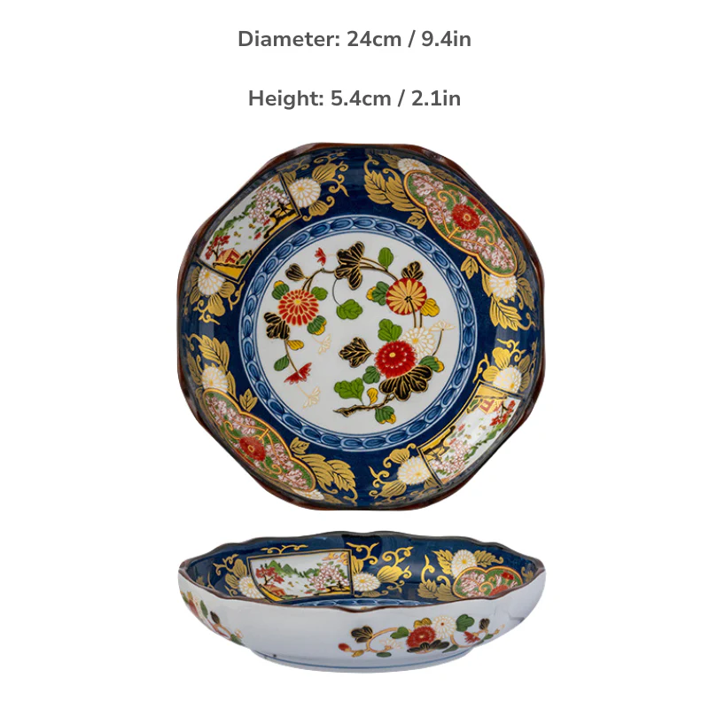 Mino Ware Vintage Ko-Imari Plate Gift Set - Image 12