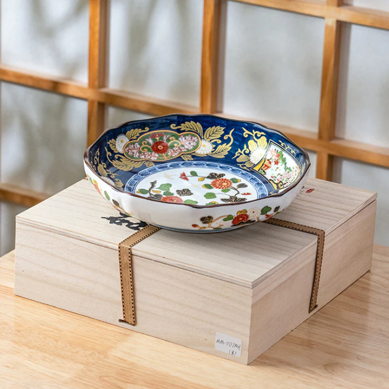 Mino Ware Vintage Ko-Imari Plate Gift Set - Image 2