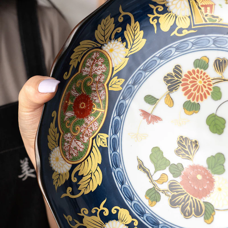 Mino Ware Vintage Ko-Imari Plate Gift Set - Image 8
