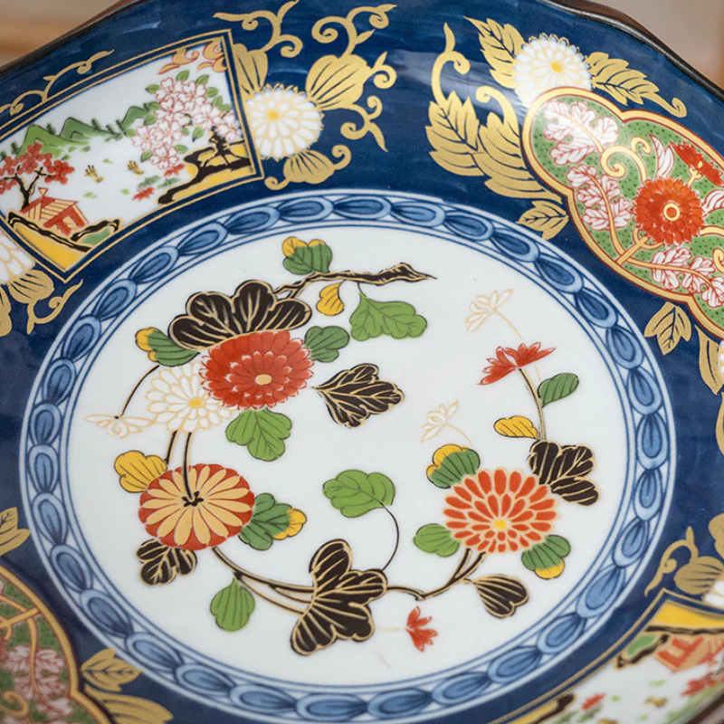 Mino Ware Vintage Ko-Imari Plate Gift Set - Image 9