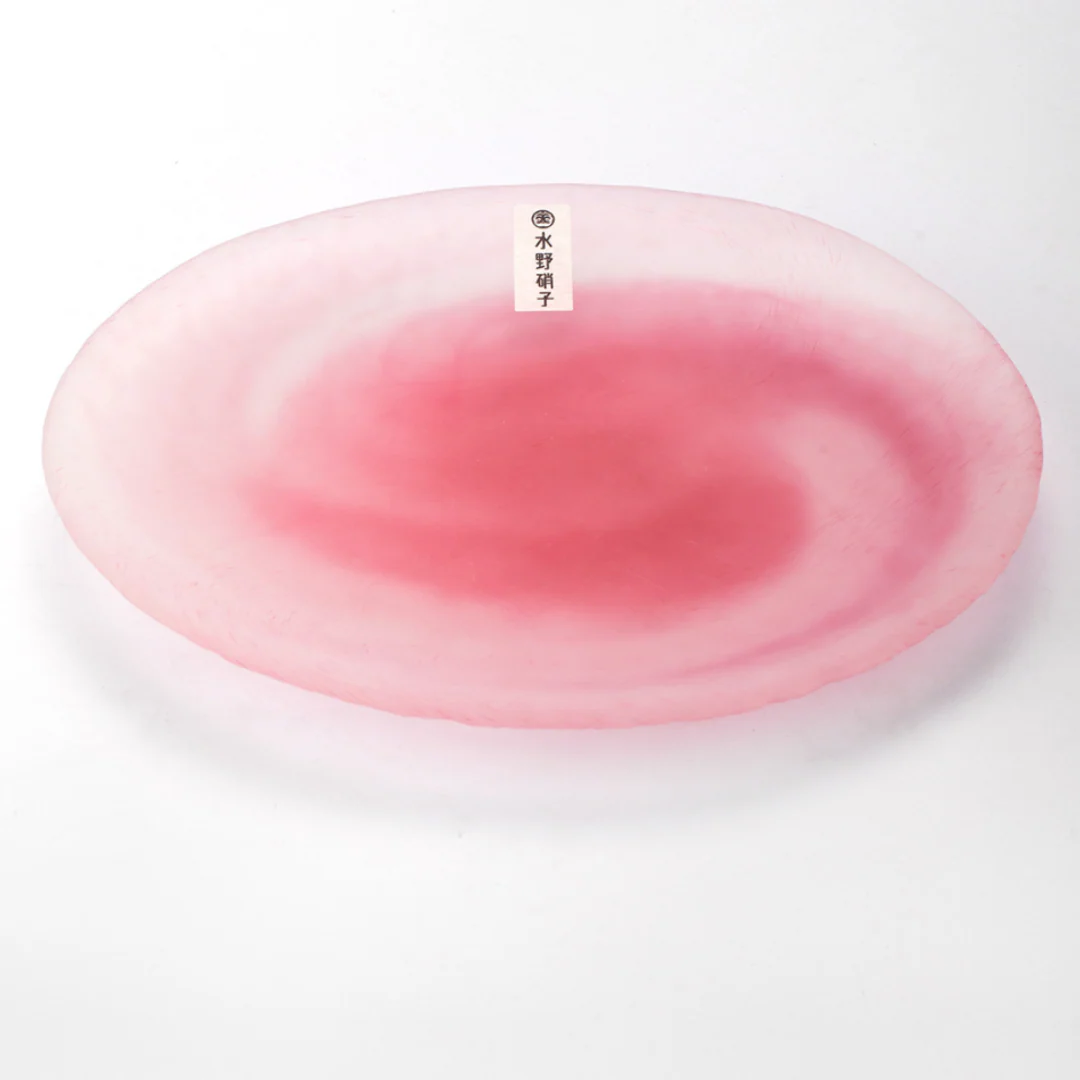 Mizuno Glass Handcrafted Candy-Colored Monet Impression Glass Plate Gift Set - Image 10