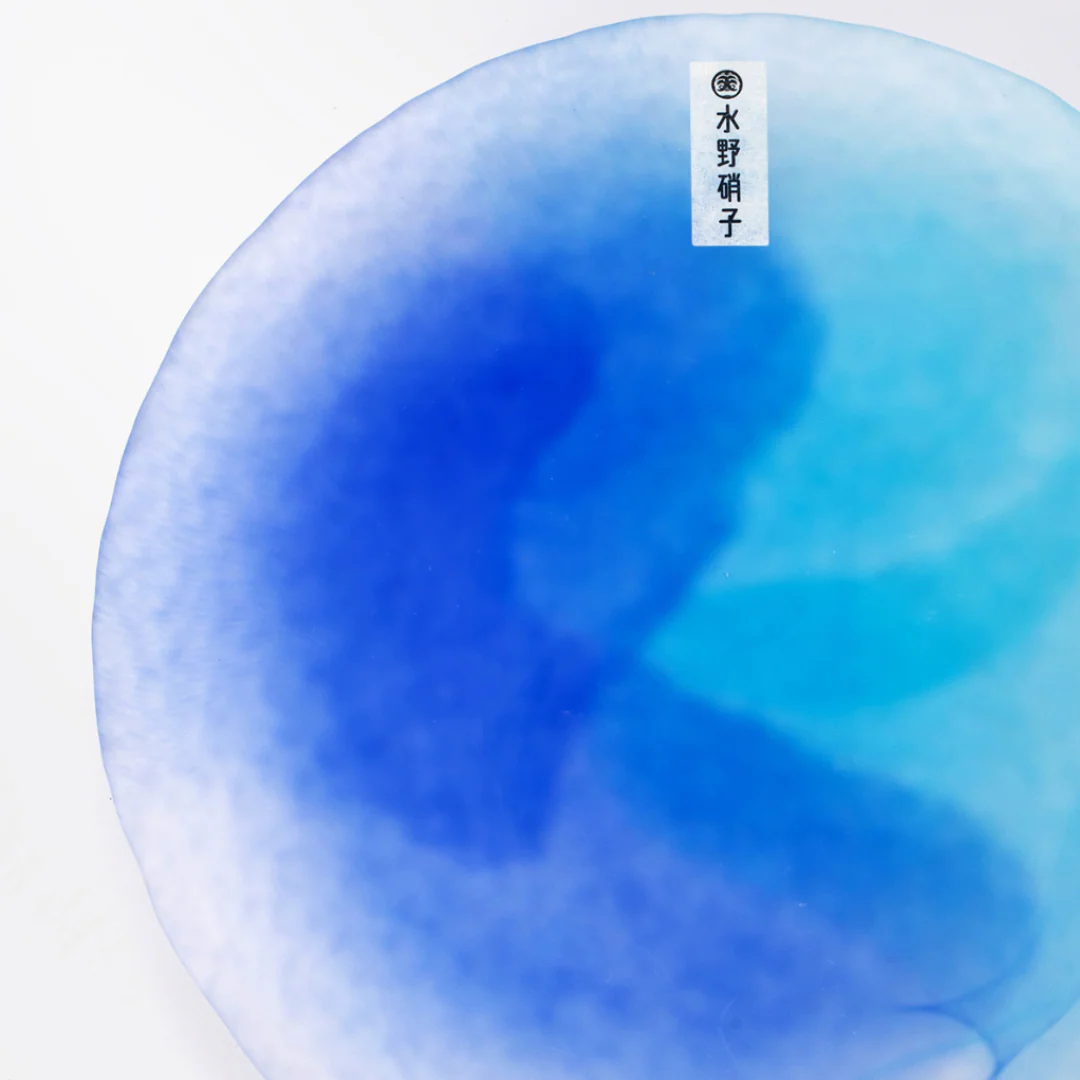 Mizuno Glass Handcrafted Candy-Colored Monet Impression Glass Plate Gift Set - Image 11
