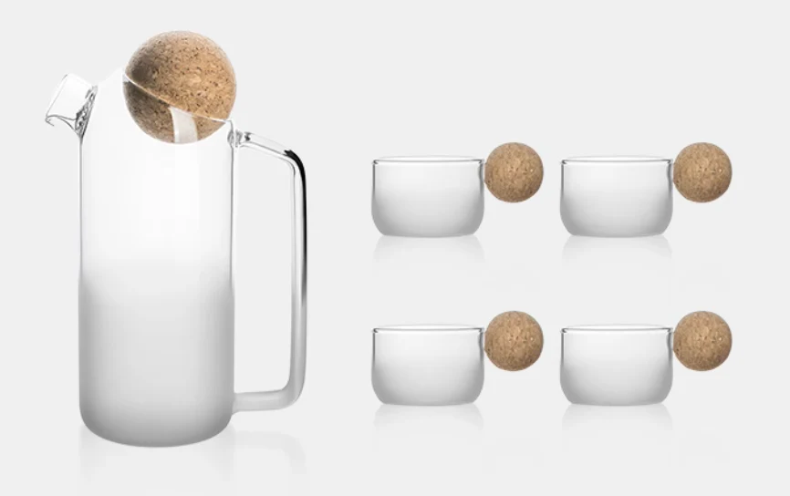 Mokushou Creative Glass Tea Set - Image 10