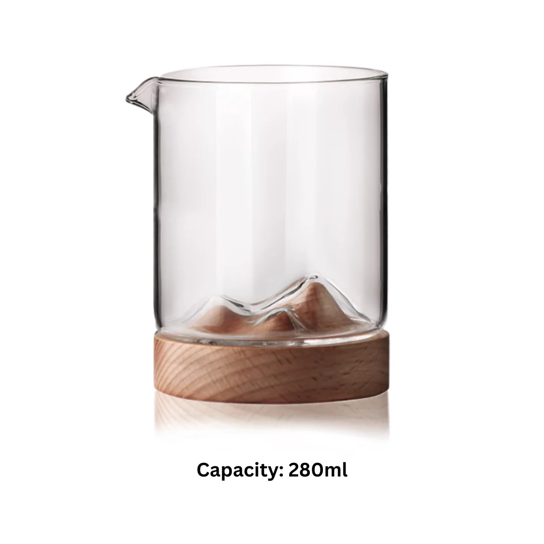 Mokushou Mountain Range Glass Tea Cup - Image 16