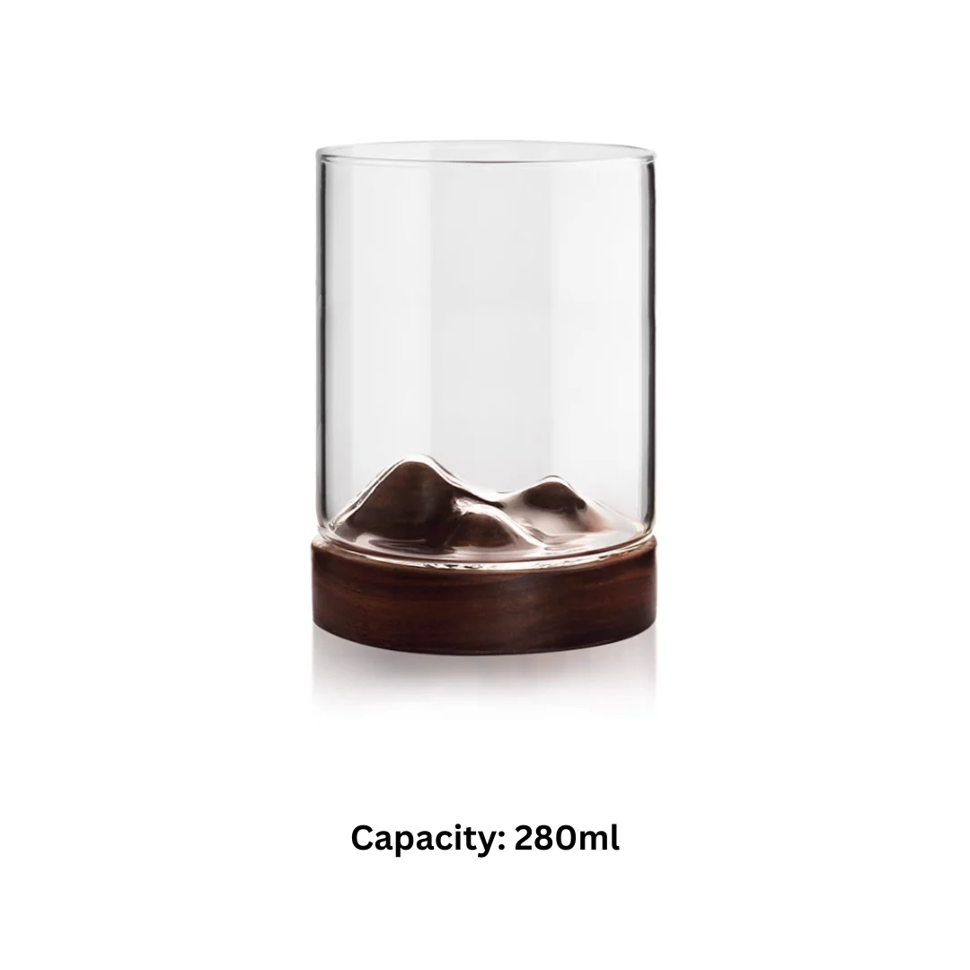 Mokushou Mountain Range Glass Tea Cup - Image 17