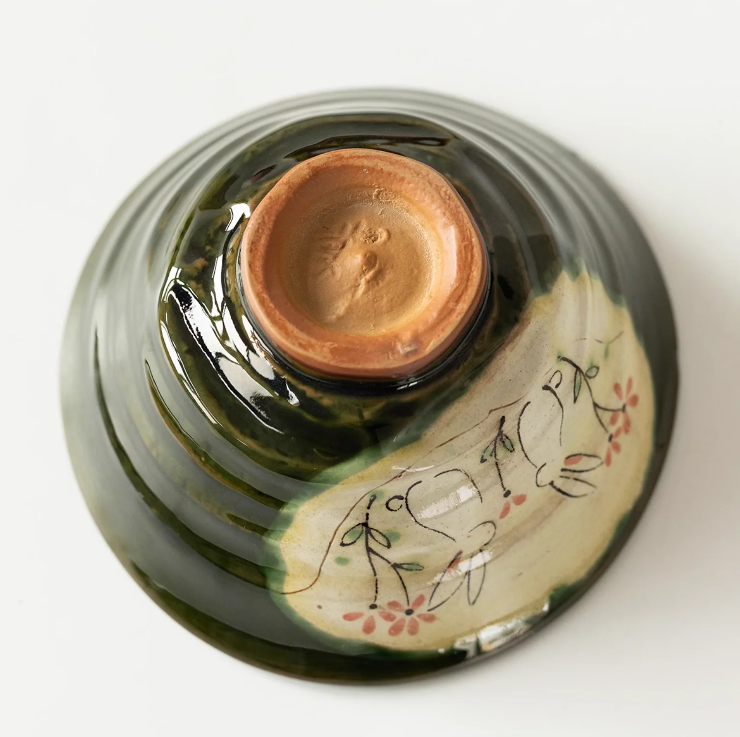 Seto Ware Hand-Painted Cute Rabbit Snack Bowl - Image 10