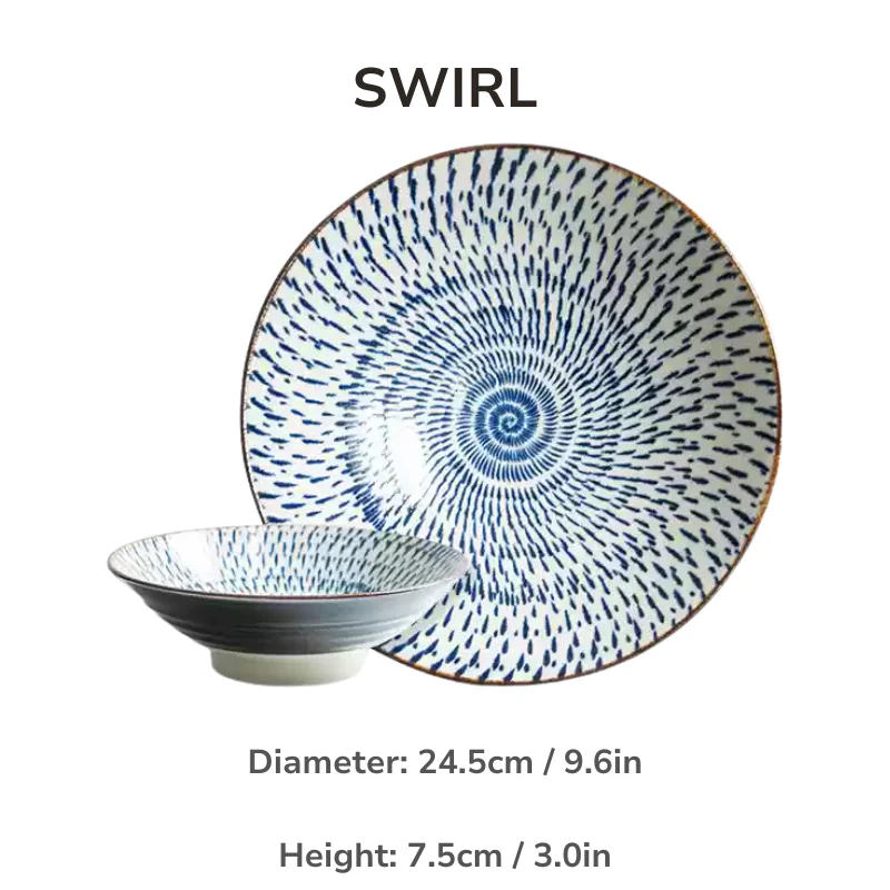 Showa Seito Cone Shaped Ramen Bowl - Image 7