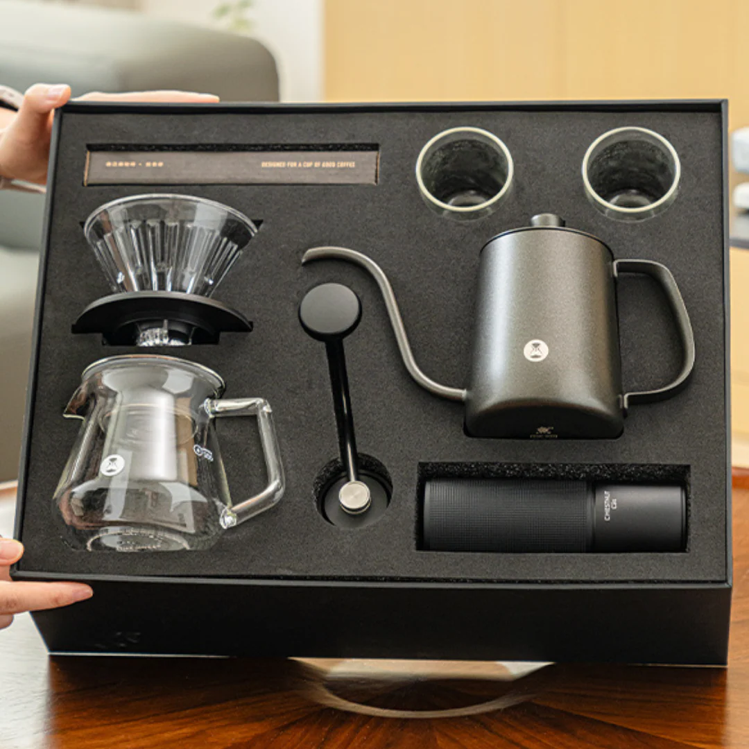 Time More C3s Series Hand Grinder Coffee Gift Set - Image 7