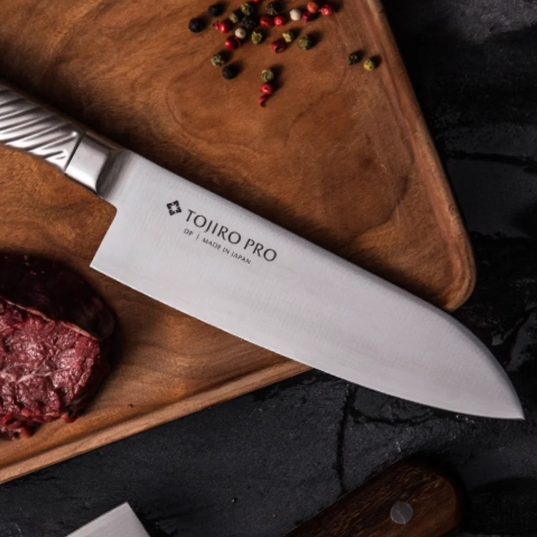 Tojiro VG10 Sanjo Steel Santoku Knife – F895 - Image 3