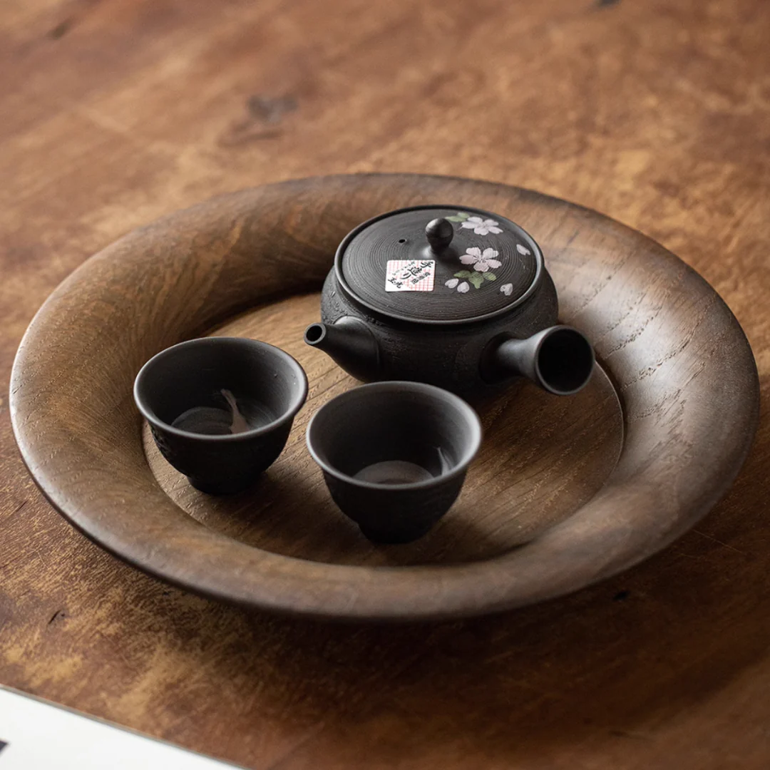 Tokoname Ware Sakura-Mai Red Clay Teapot Set - Image 3