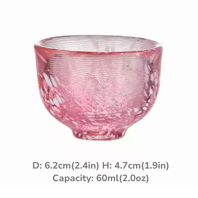 Toyo-Sasaki Colored Glass Sake Cups Housewarming Gift - Image 17
