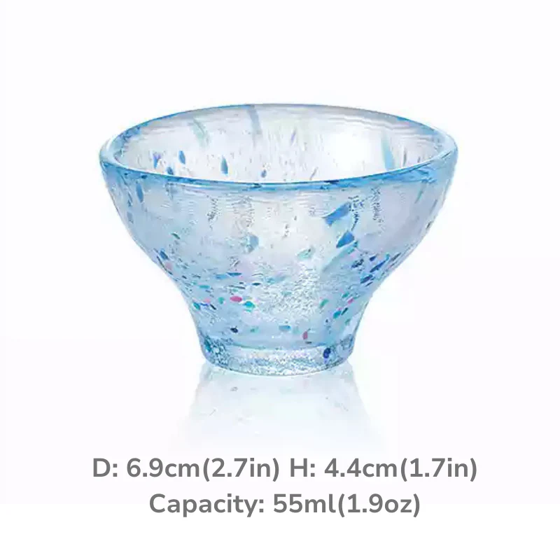 Toyo-Sasaki Colored Glass Sake Cups Housewarming Gift - Image 21