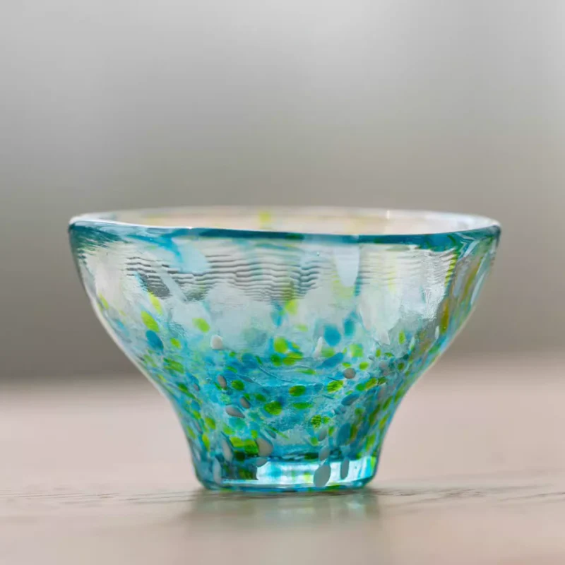 Toyo-Sasaki Colored Glass Sake Cups Housewarming Gift - Image 8