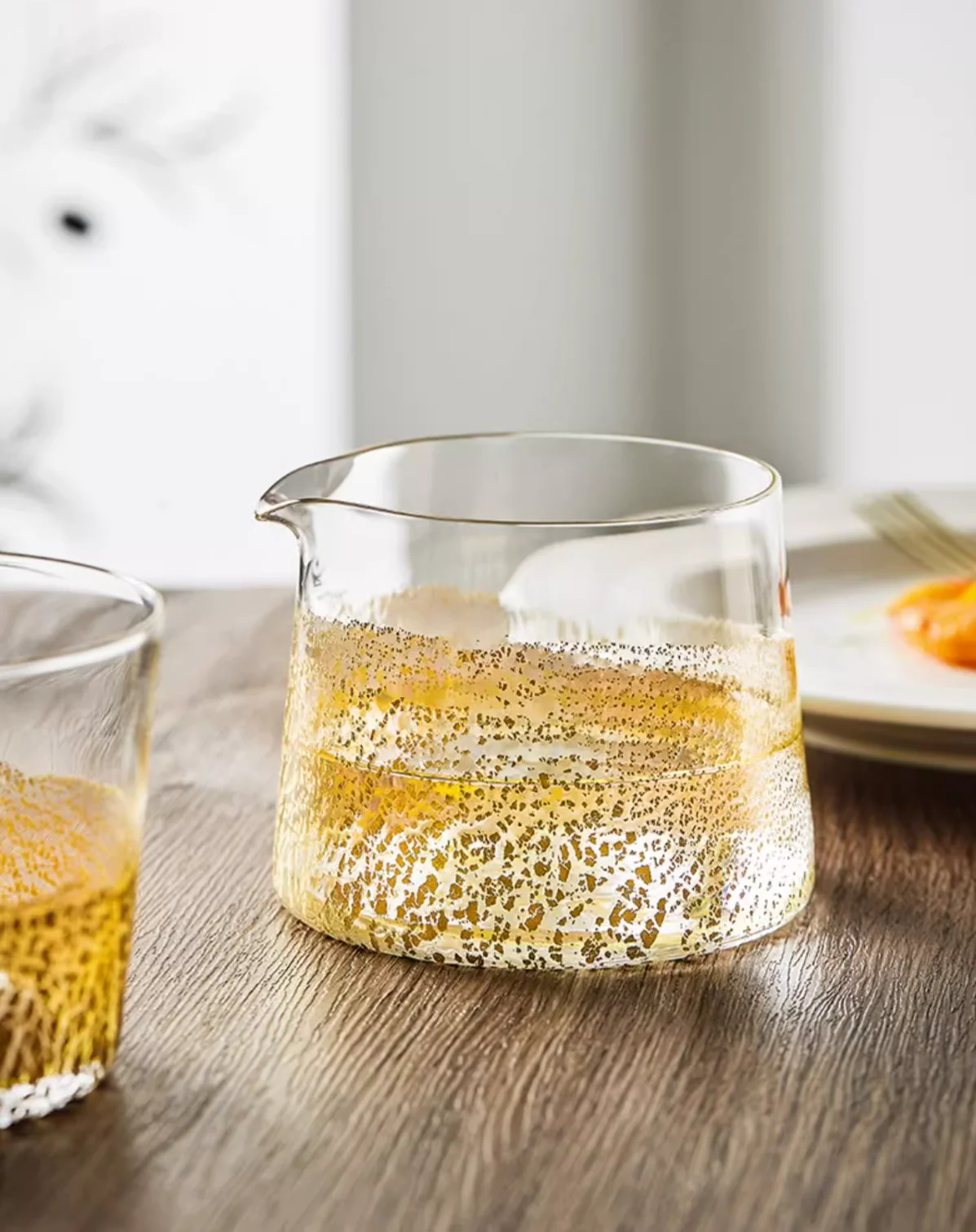 Toyo-Sasaki Gold Leaf Crystal Decanter - Image 6