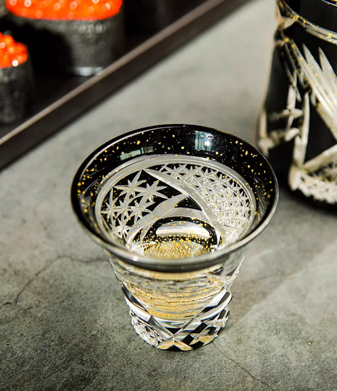 Toyo-Sasaki Handcrafted Limited Edition Yachiyo Kiriko Decanter Set - Image 9
