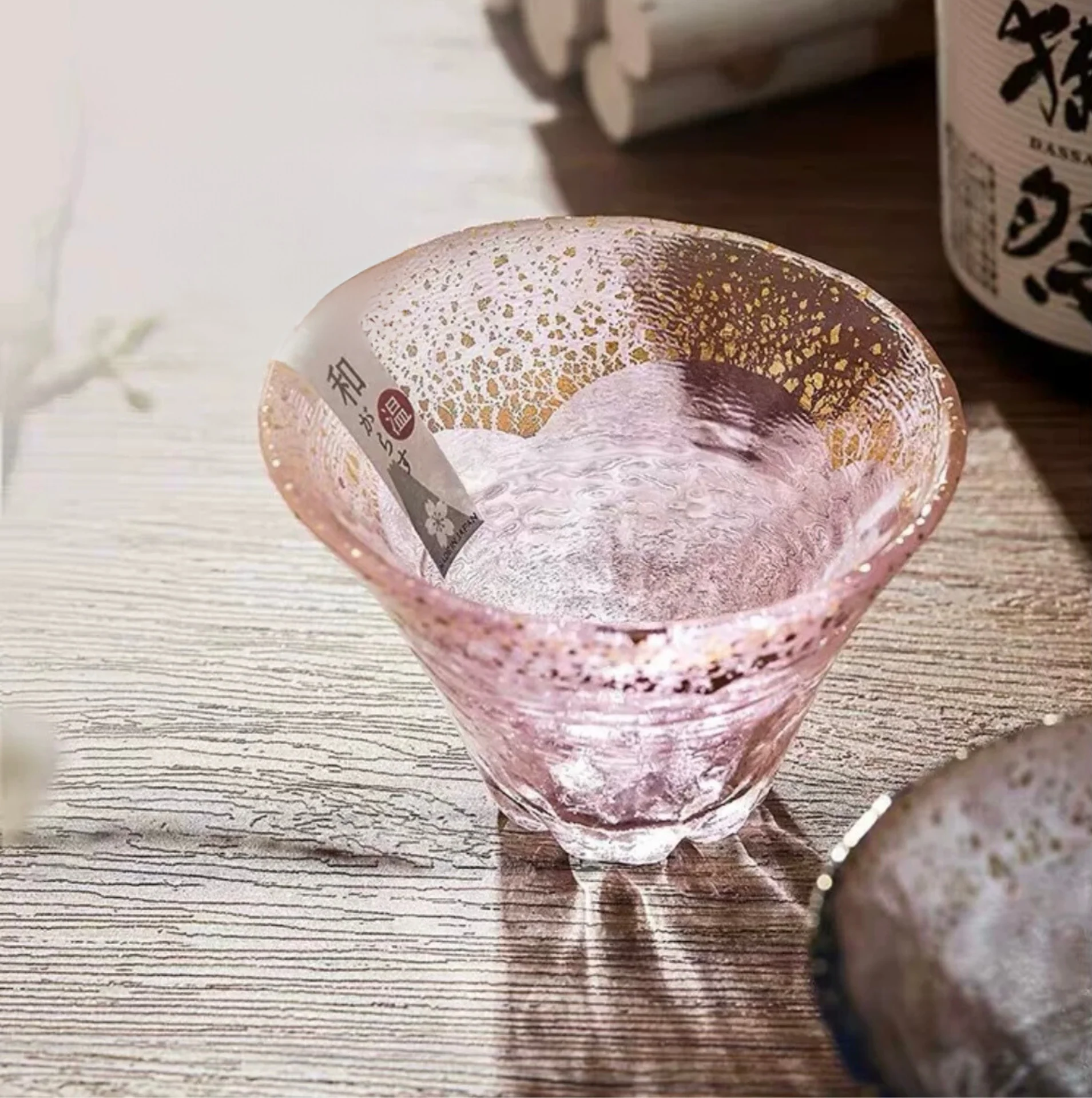 Toyo-Sasaki Mount Fuji Cherry Blossom Sake Cup - Image 13