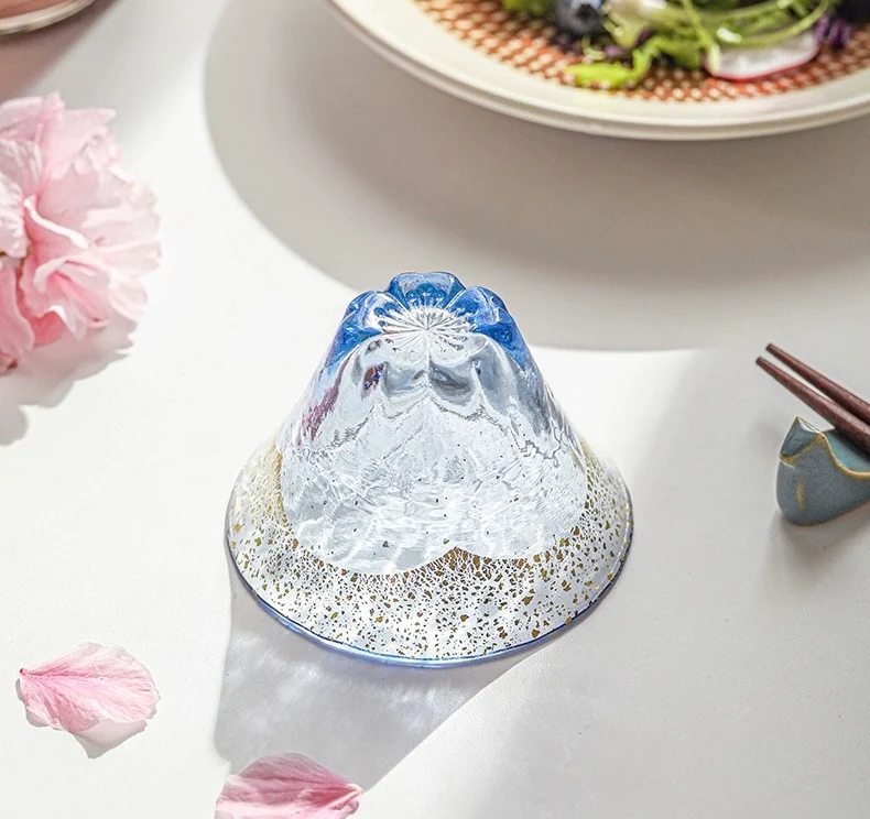 Toyo-Sasaki Mount Fuji Cherry Blossom Sake Cup - Image 6