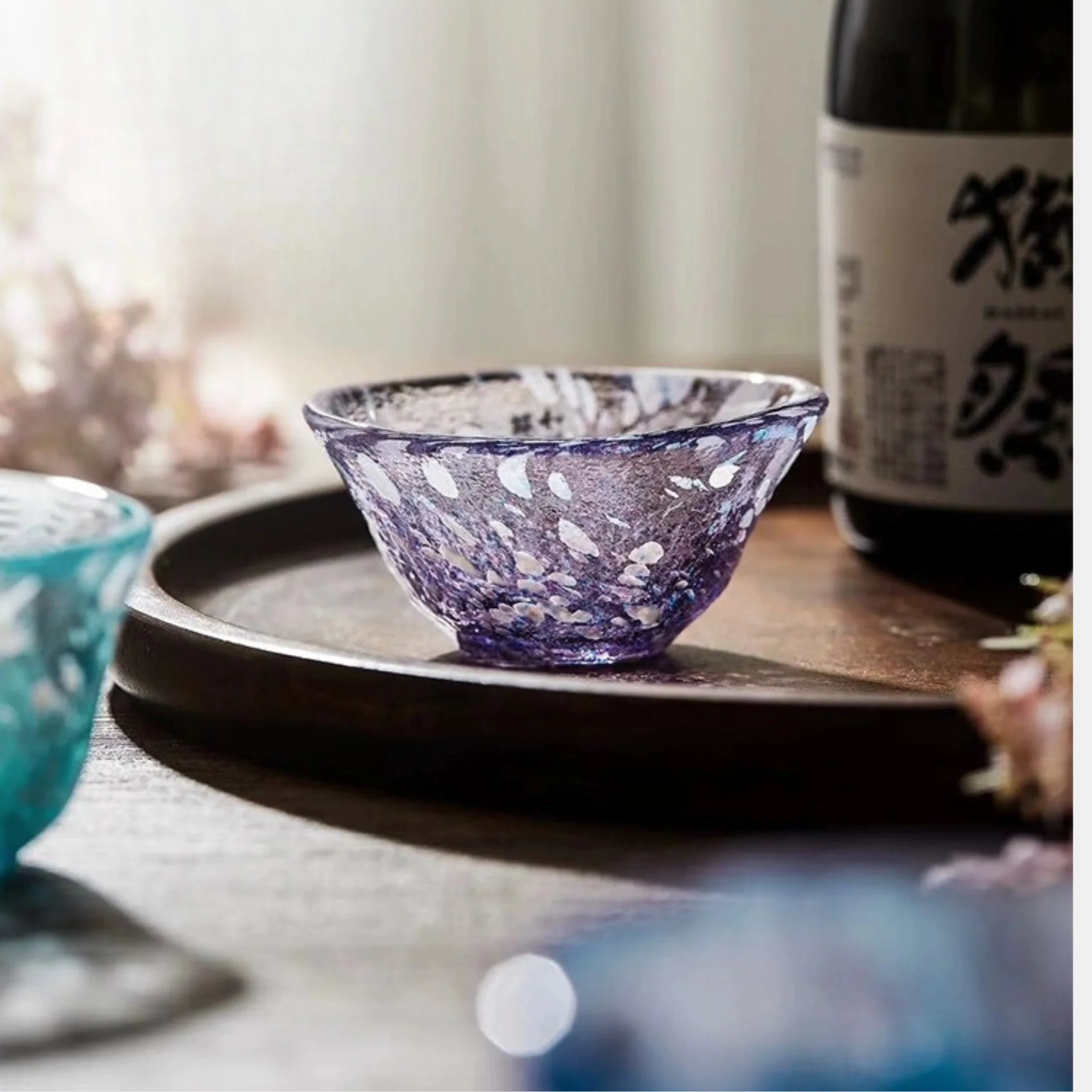 Toyo-Sasaki Wafu Colored Sake Glass - Image 6