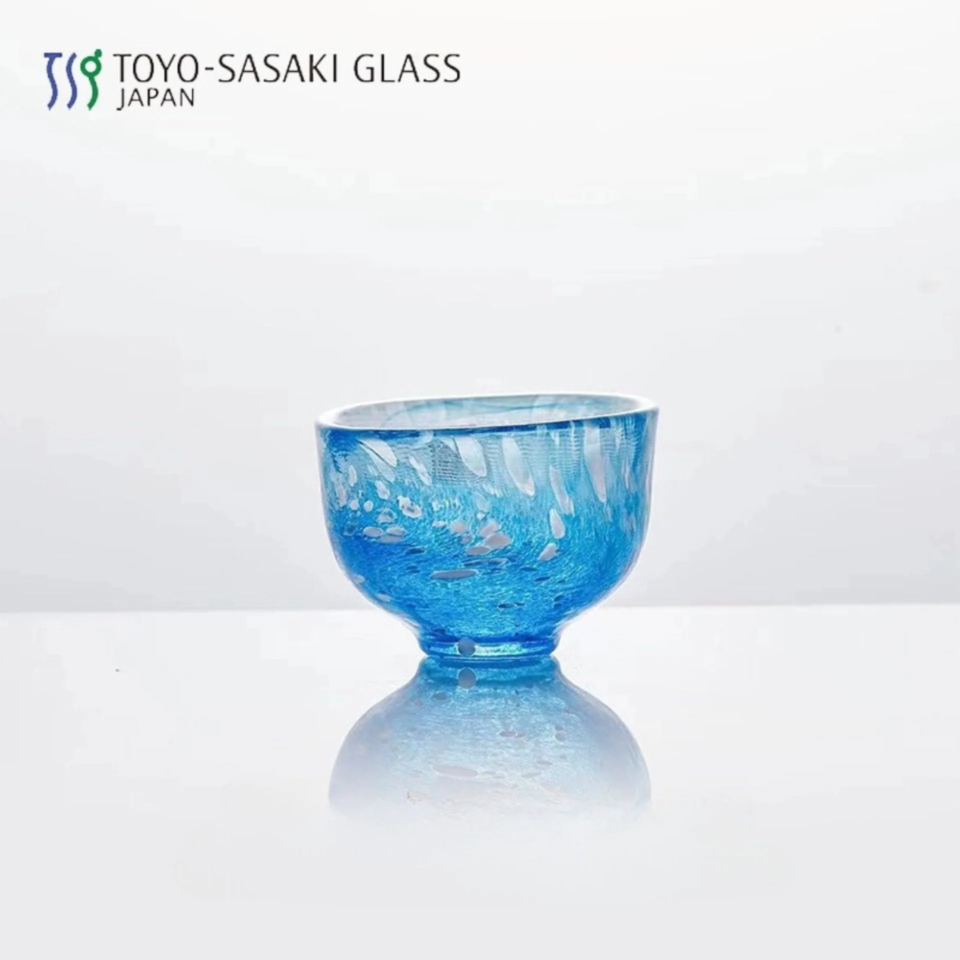 Toyo-Sasaki Wafu Colored Sake Glass - Image 9