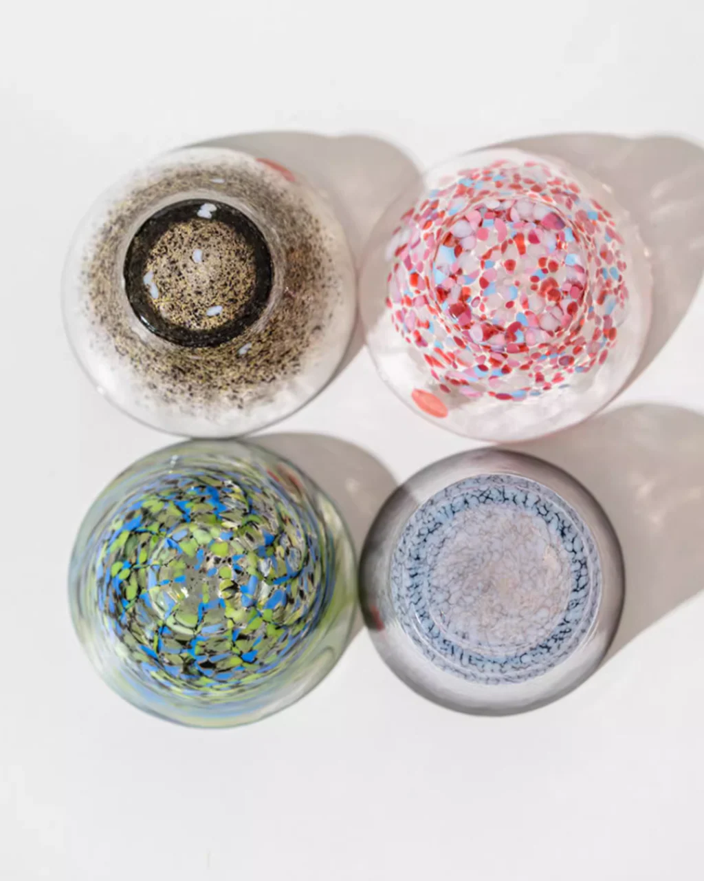 Tsugaru Vidro Handcrafted Colorful Glass Sake Cup Set - Image 12