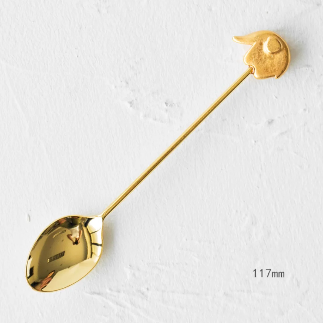 Zakka Gold-Plated Stainless Steel Spoon - Image 8