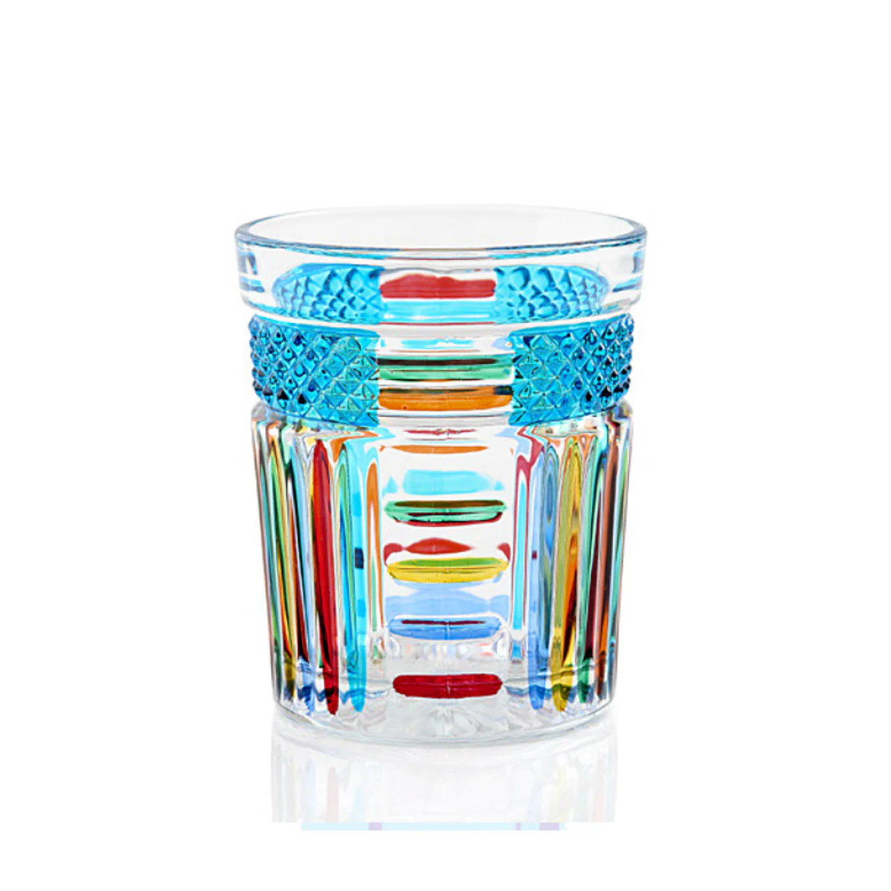 ZECCHIN Hand-Painted Radiance Crystal Whiskey Glass - Image 8
